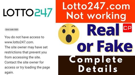 lotto247 real or fake|Iba pa.